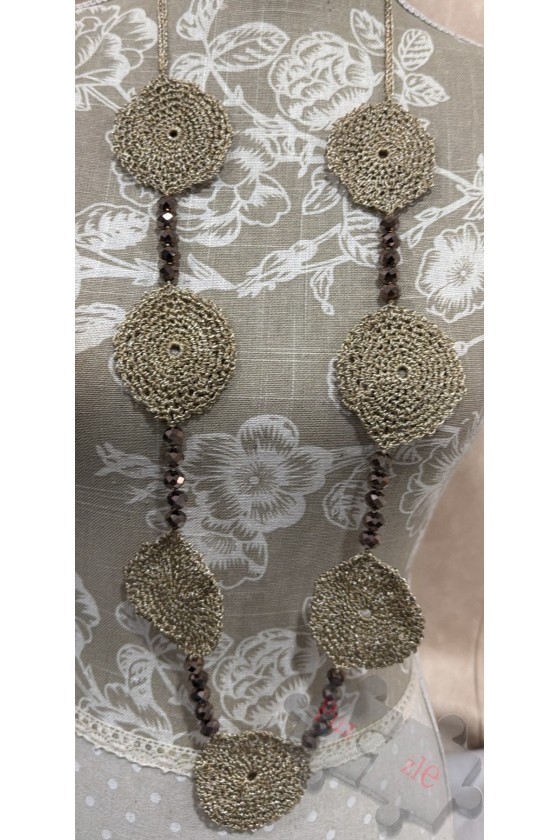 Md.Collar crochet gold