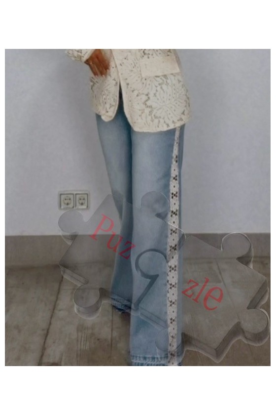 Md.Pantalon encaje lateral