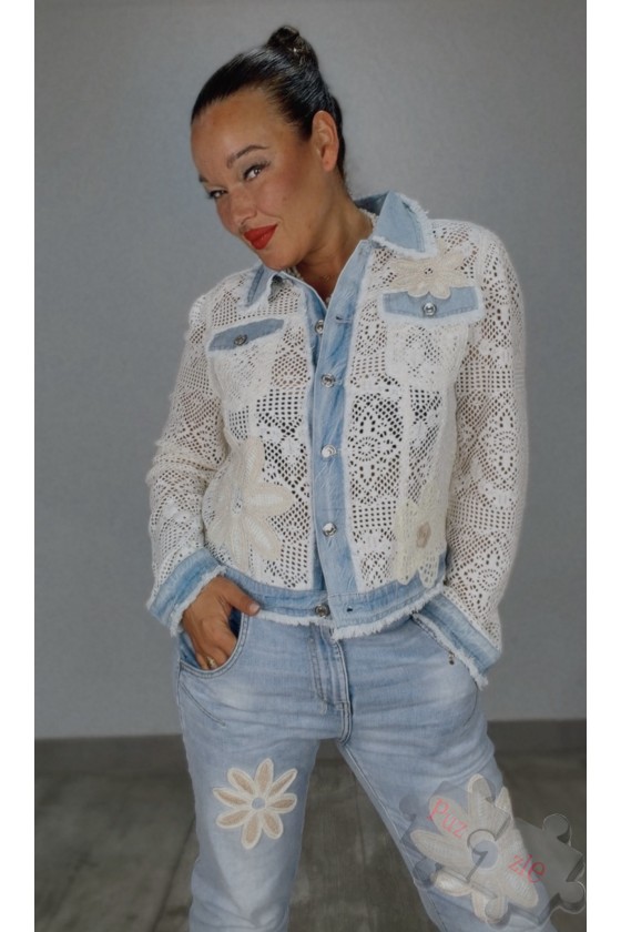 Md.Chaqueta perforada